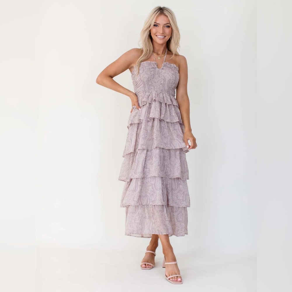 NWT Camila Tiered Midi Dress